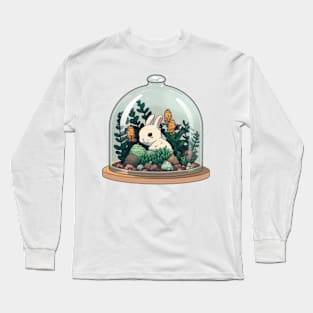 Little Bunny in a Terrarium Long Sleeve T-Shirt